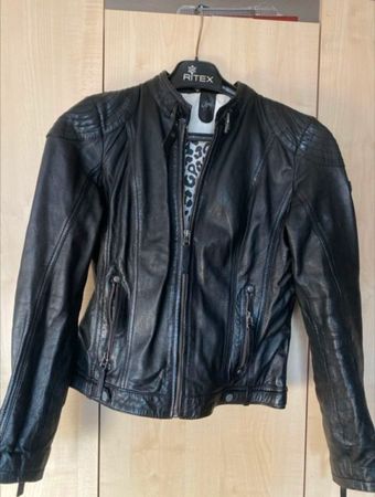 Gipsy Lederjacke schwarz Gr. M