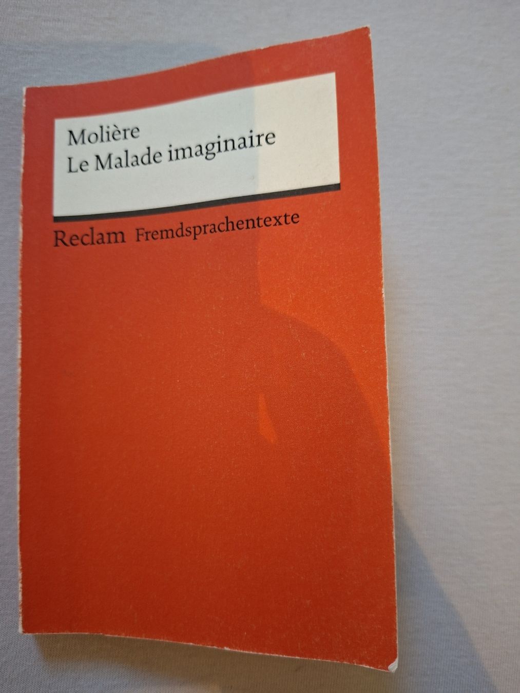 Libri: Molière: Le malade imaginaire - Reclam – Usato da Nürensdorf venduto da bla_h6jn