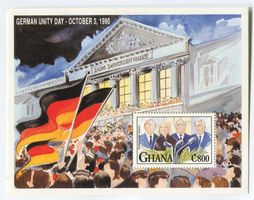 Block "Tag der Deutschen Einheit". Ghana