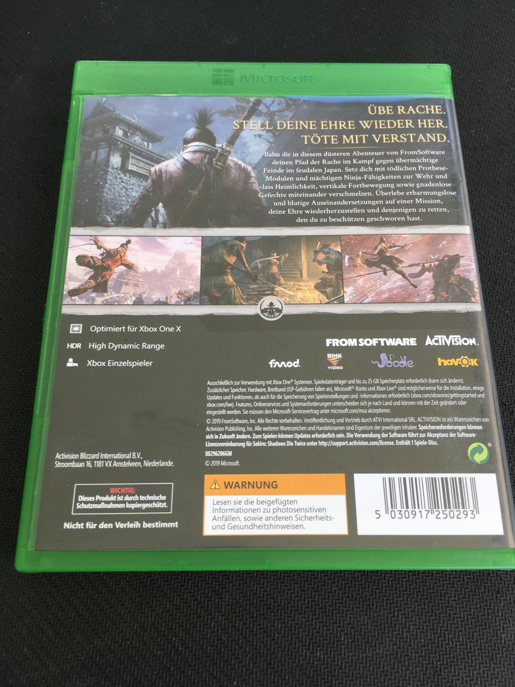 Microsoft Giochi: Sekiro Shadows die twice - Xbox One – Usato da St.Gallen venduto da Punktchen01 1