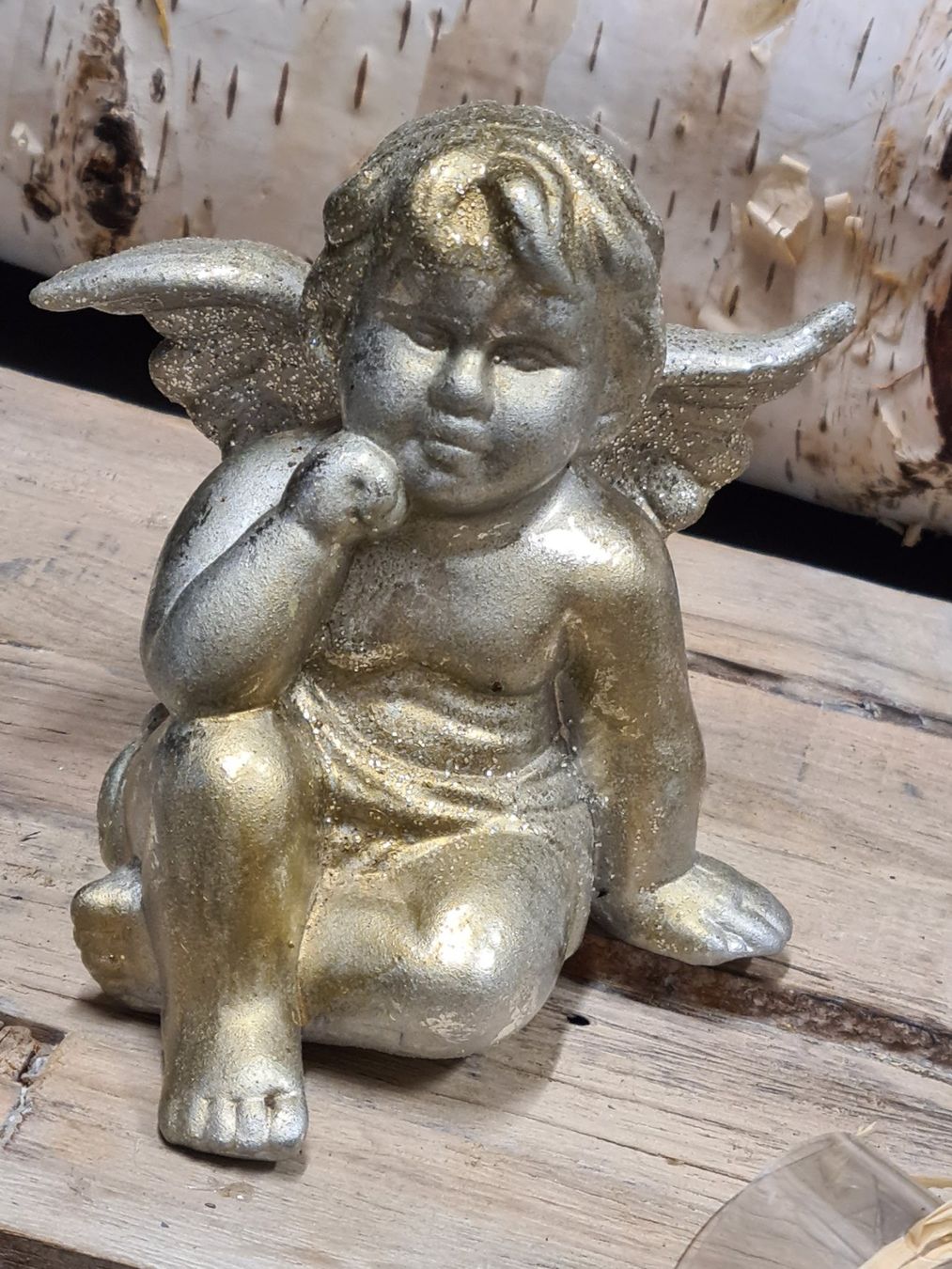 Statuette: Grösserer Engel, H 11x B 10cm – Usato da Amriswil venduto da kleindeko