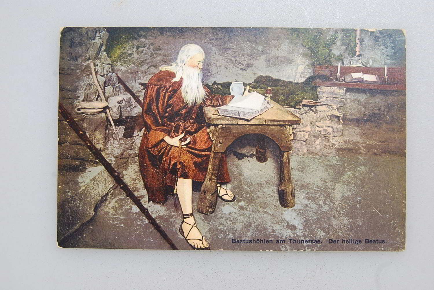 Cartoline postali: AK Beatushöhlen am Thunersee, 1916 – Usato da Rüfenacht BE venduto da Toro06