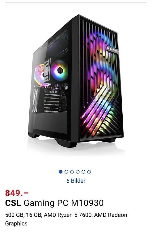 PCs: CSL Gaming PC  – Gebraucht aus Tuggen von kacanak