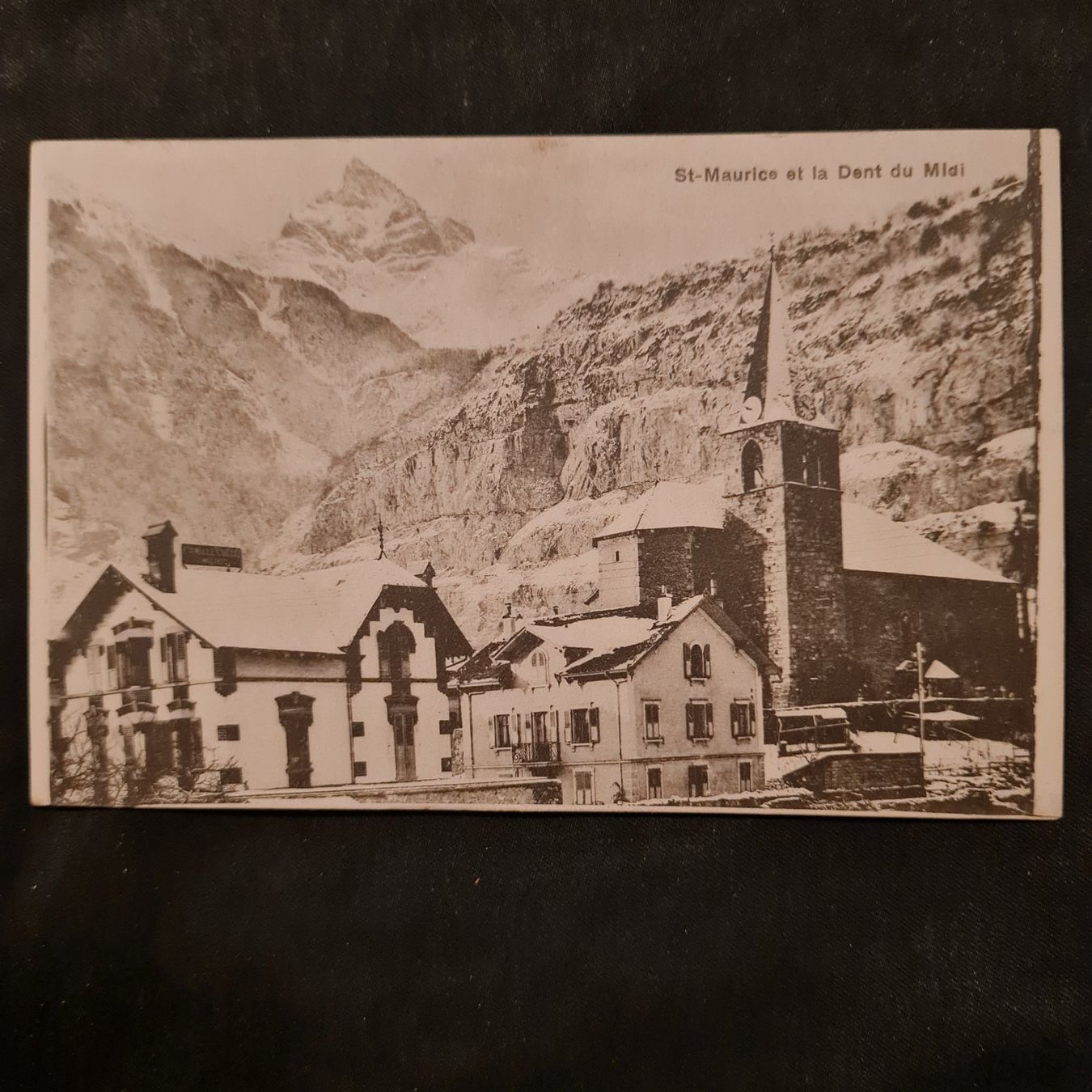 Cartoline postali: ANTIKE Postkarte St-Maurice,Schweizer Feldpost – Usato da Thierachern venduto da Staecketoeri