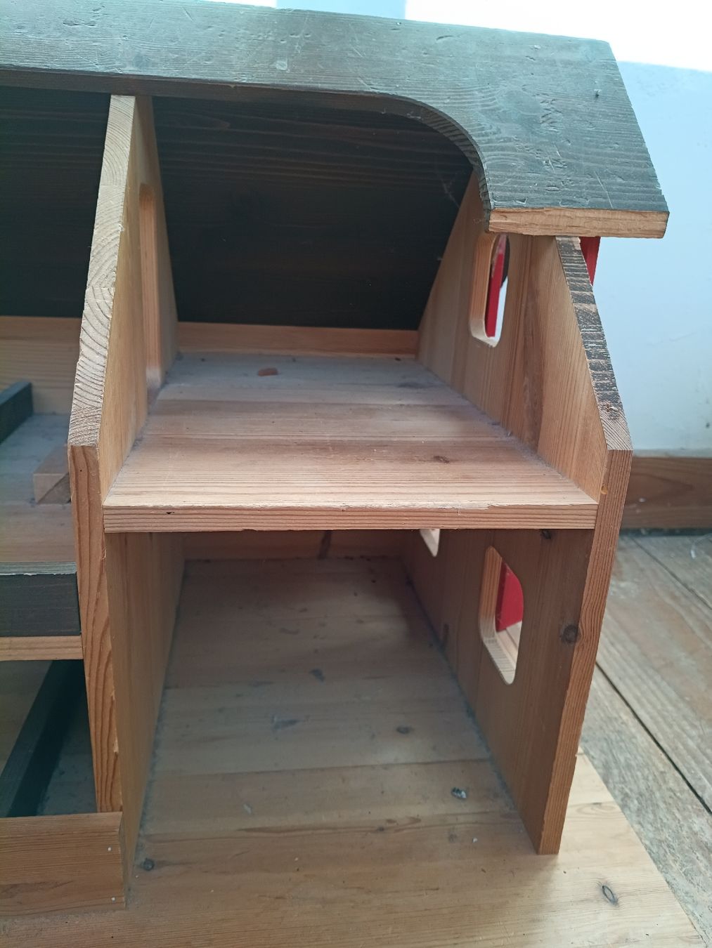Case e mobili per bambole: Spiel Bauernhof Holz – Usato da Wernetshausen venduto da KS8340 5