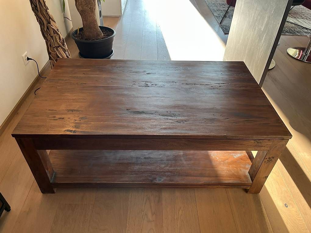 Tavoli: Table basse en teck massif – Usato da La Tour-de-Peilz venduto da aurore712 1