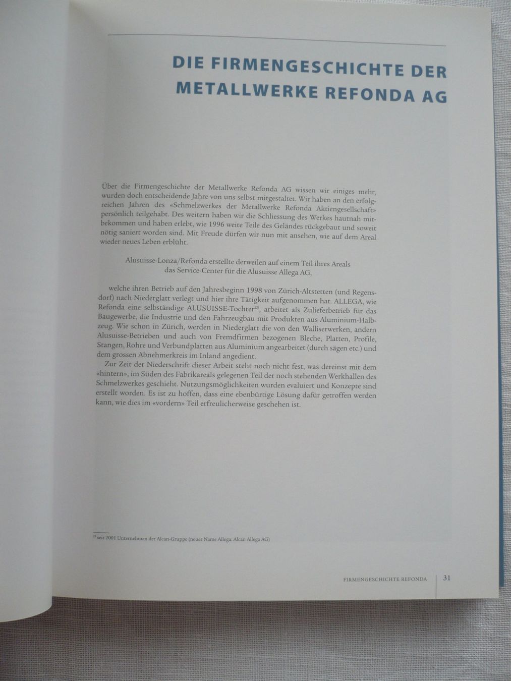 Libri: DIE FABRIK - Ein Stück Industriegeschichte, 2007 – Usato da Zürich venduto da saltandpepper008 1