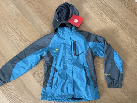 Outdoor Jacke Diamond Candy blau/grau Grösse XS neu