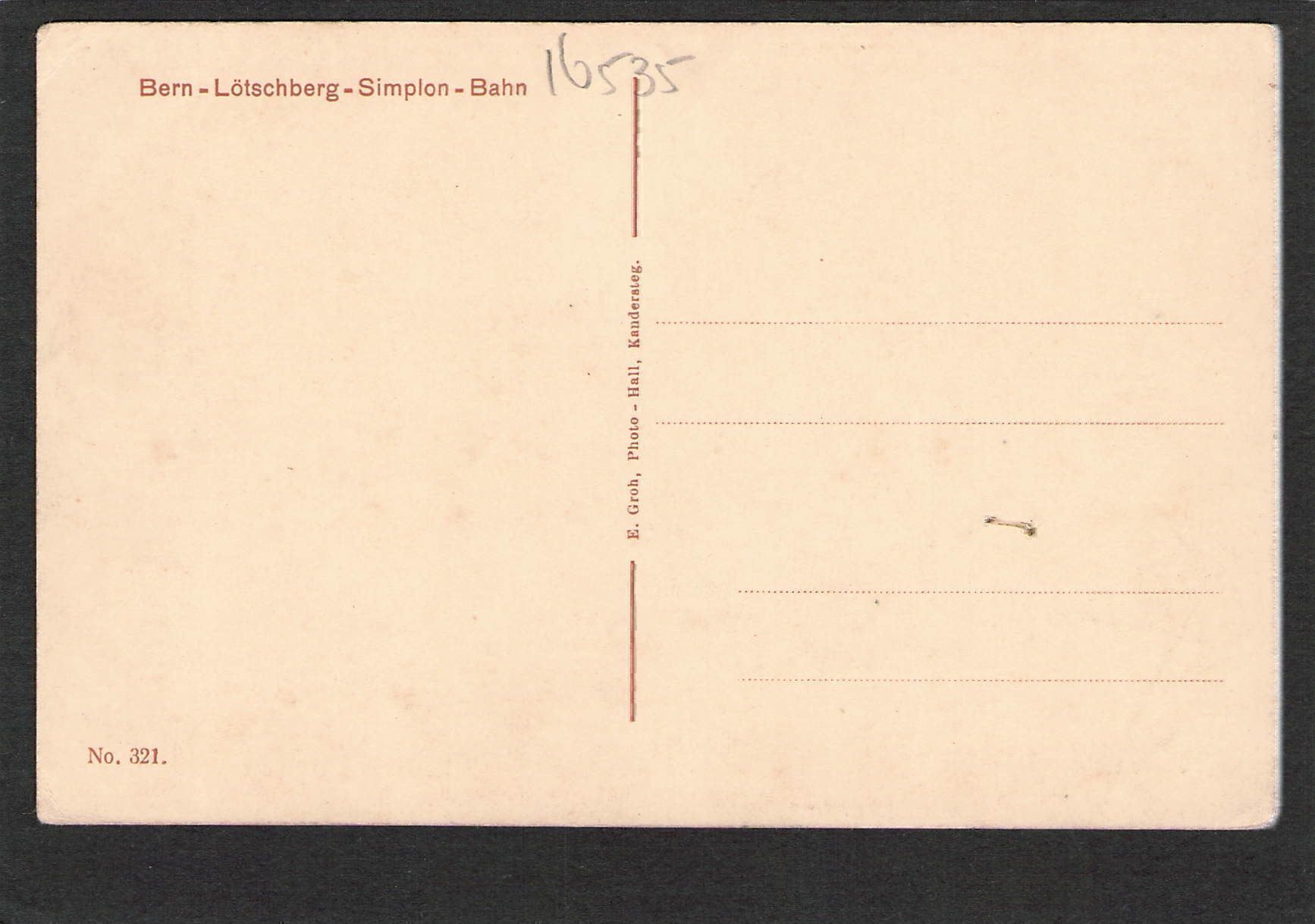 Cartoline postali: AK/ Lötschbergtunnel – Usato da Reichenburg venduto da Pipo-67 1