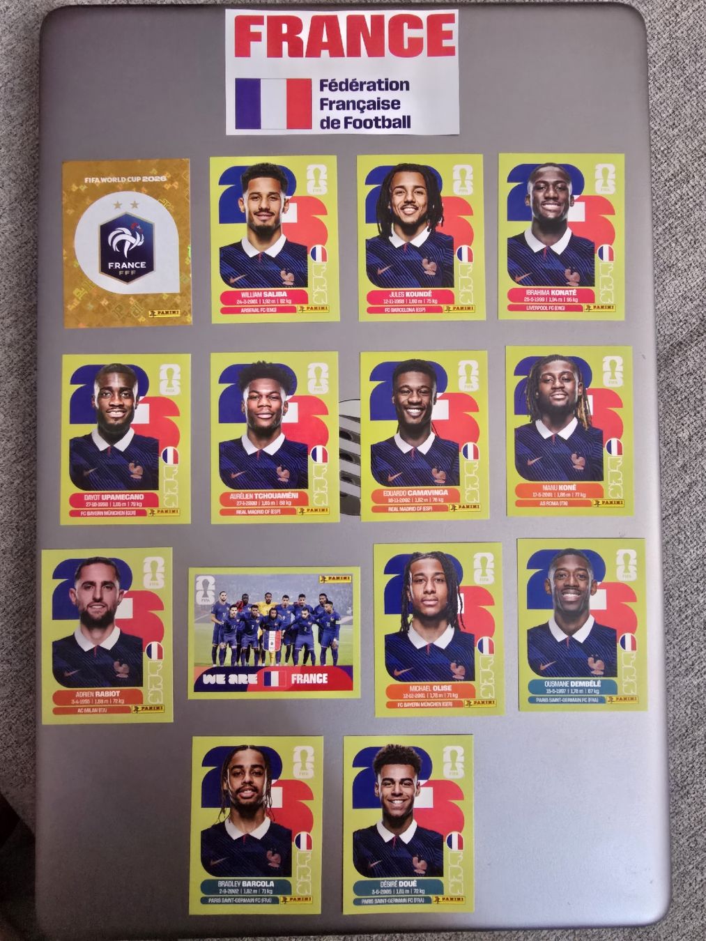 Panini Carte collezionabili: Frankreich Panini WM 2026 – Nuovo (secondo la descrizione) da Zürich venduto da TutNixCH
