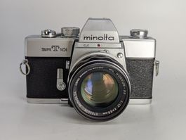 Minolta SRT101 mit Objektiv