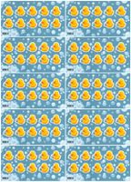 10 Bogen Gummiente** 2023 - originalverpackt