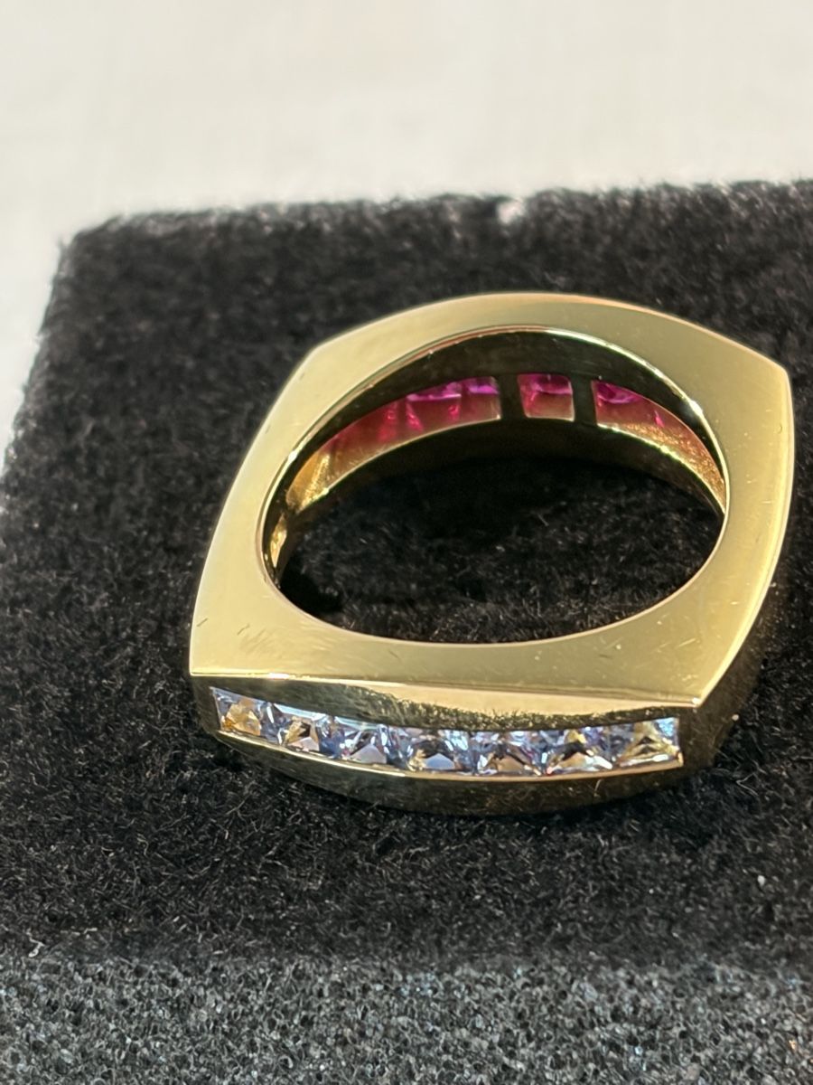 Anelli: Ring 750 GG Rubine + Saphire – Nuovo (secondo la descrizione) da Bern venduto da Namhel