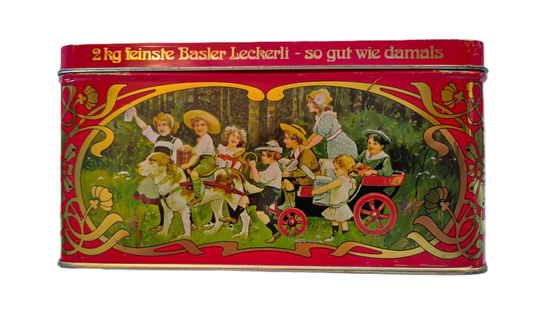 Barattoli: Jubiläums-Blechdose Basler Läckerli-Huus 1902 - 1972 – Usato da Bellach venduto da JingleJerry 4