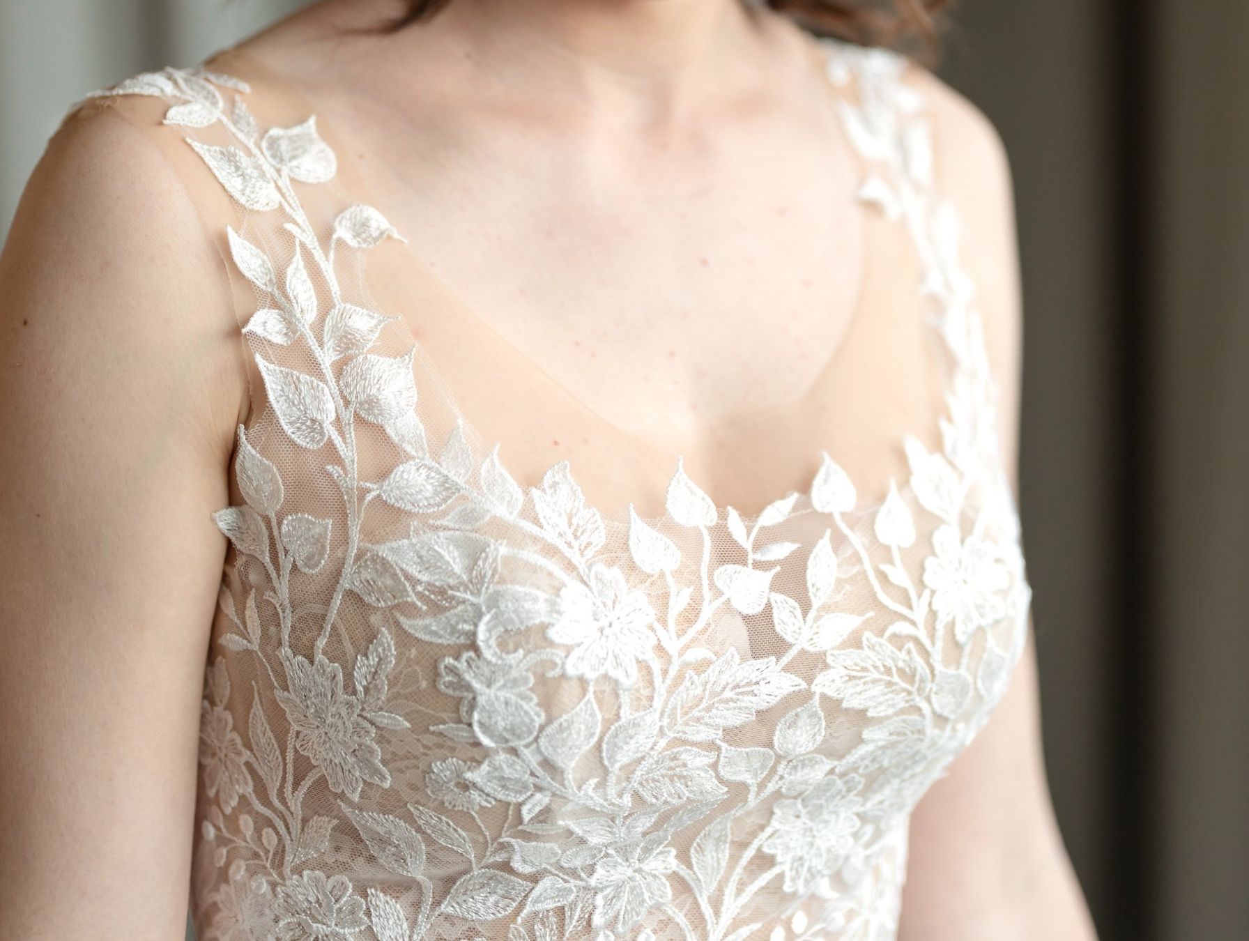 Vestiti: Secondhand Brautkleid Bianco Evento "Heather", Grösse 36 – Usato da Brunnen venduto da Herzig-Brautmode 2