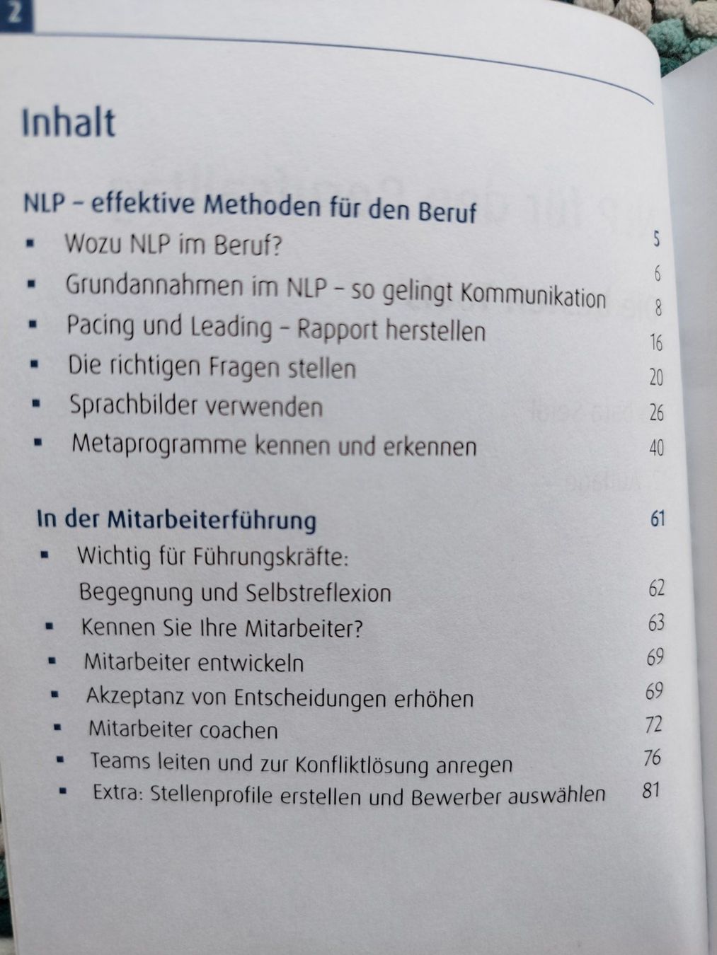 Bücher: NLP IM BERUFSALLTAG – Gebraucht aus Wettingen von Colorup 2