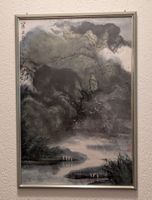 Original chinesisches Tuschegemälde „Traum im Nebel“ Hu Feng
