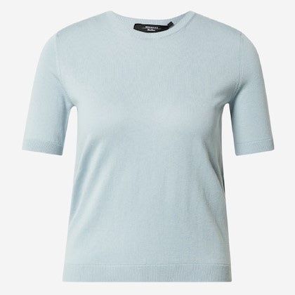 Max Mara Weekend KA Strick Pullover BATUN m Seide h blau S