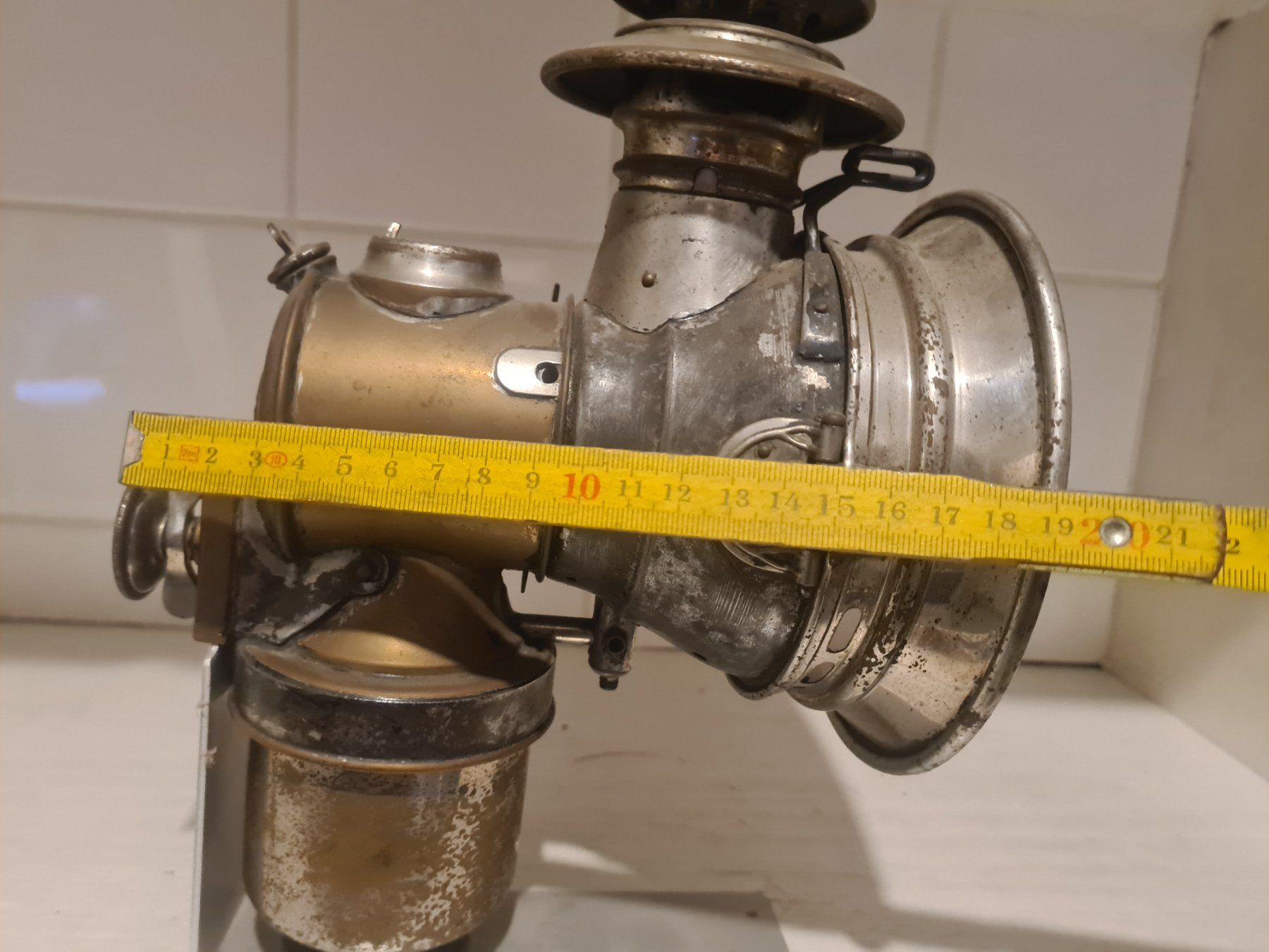 Fari: PHARE  MOTO  PRE-WAR  GERMANIA  RARE  OLDTIMER  VINTAGE – Usato da Bellevue venduto da BURGOLMANIA 6