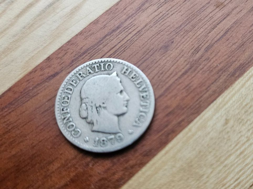 Tutti le monete: 10 Rappen 1879, gute Erhaltung – Usato da Escholzmatt venduto da Lagano