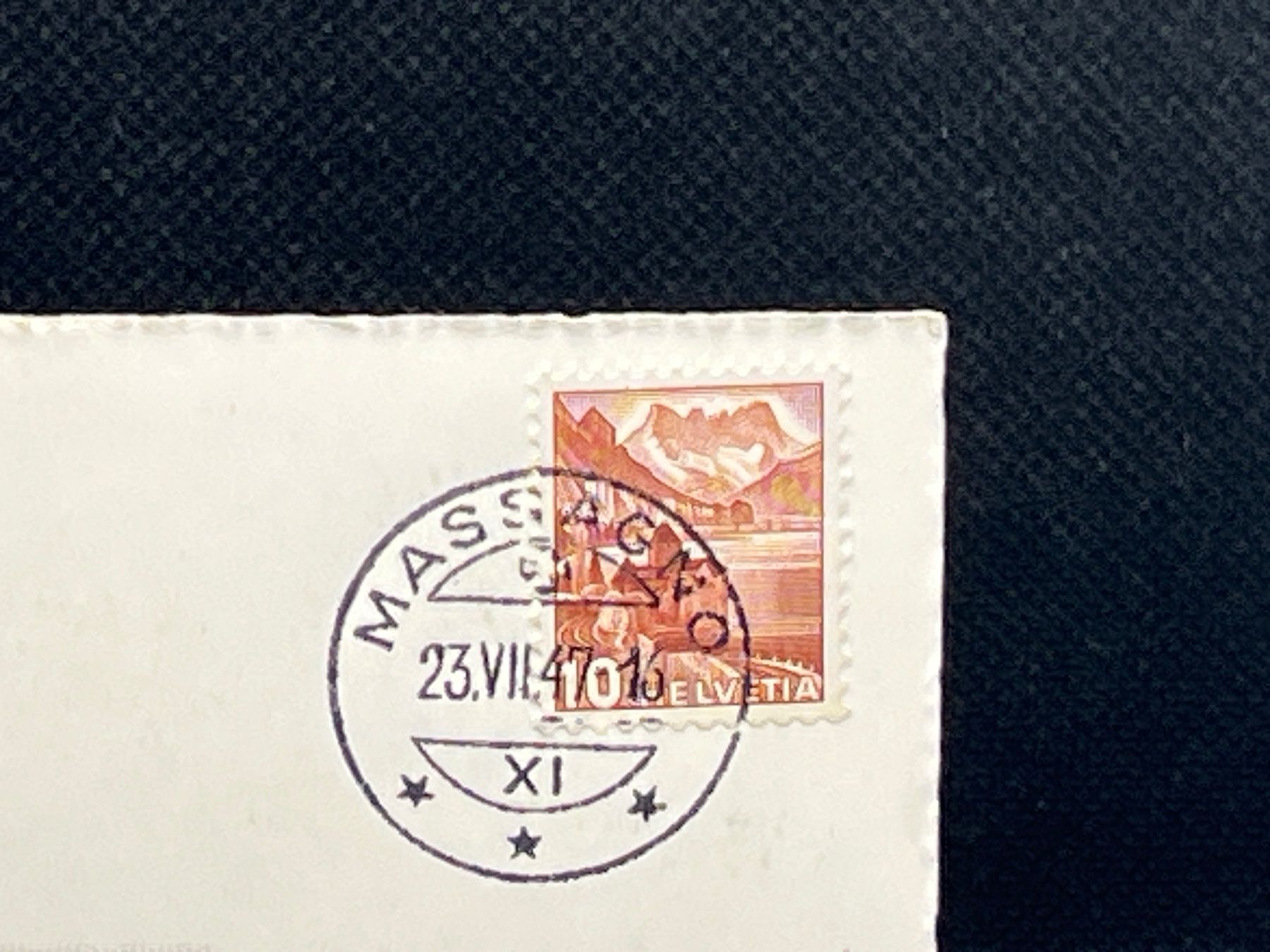 Cartoline postali: Gandria – Usato da Widnau venduto da Brusi9 1