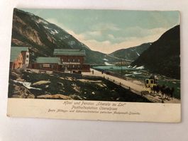 Hotel und Pension "Oberalp au Lac" Posthaltestation 1905