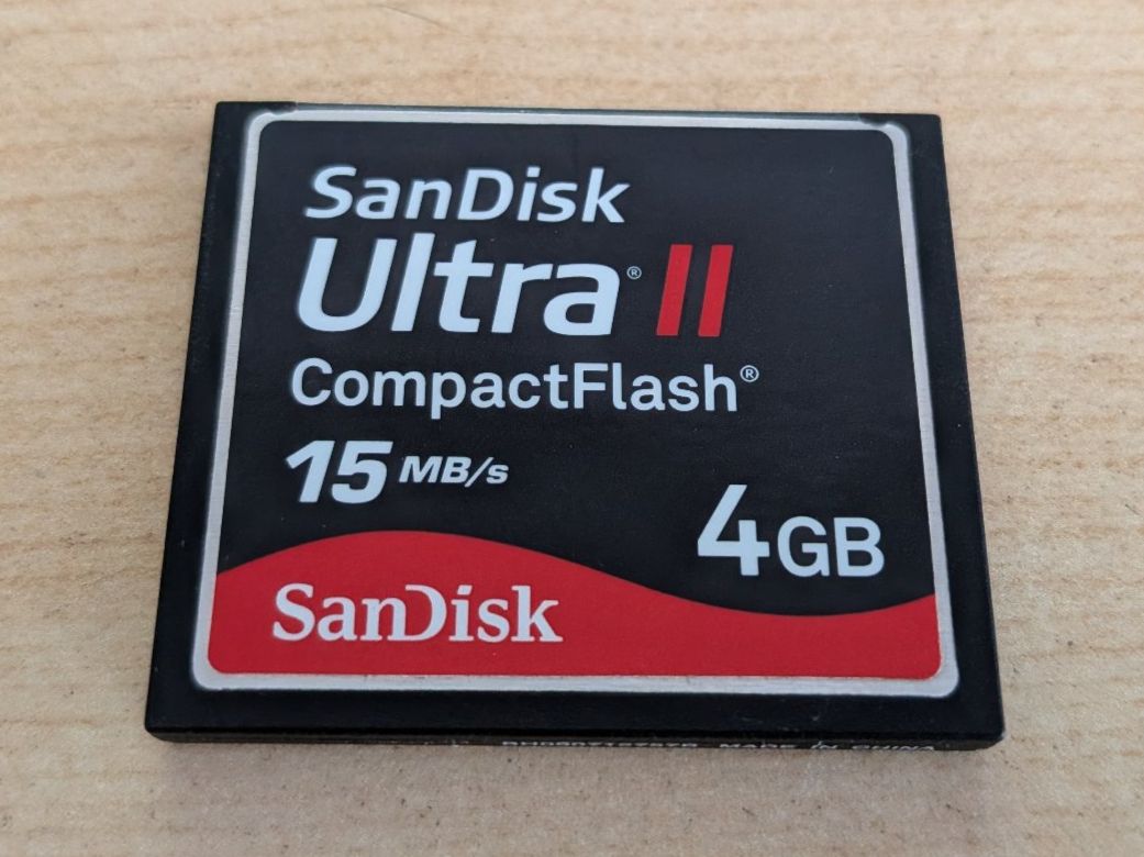 Sandisk Cartes mémoire: Compact Flash Karte 4GB Sandisk Ultra II – D'occasion à Münsingen par Rufer34