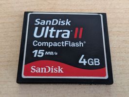 Compact Flash Karte 4GB Sandisk Ultra II
