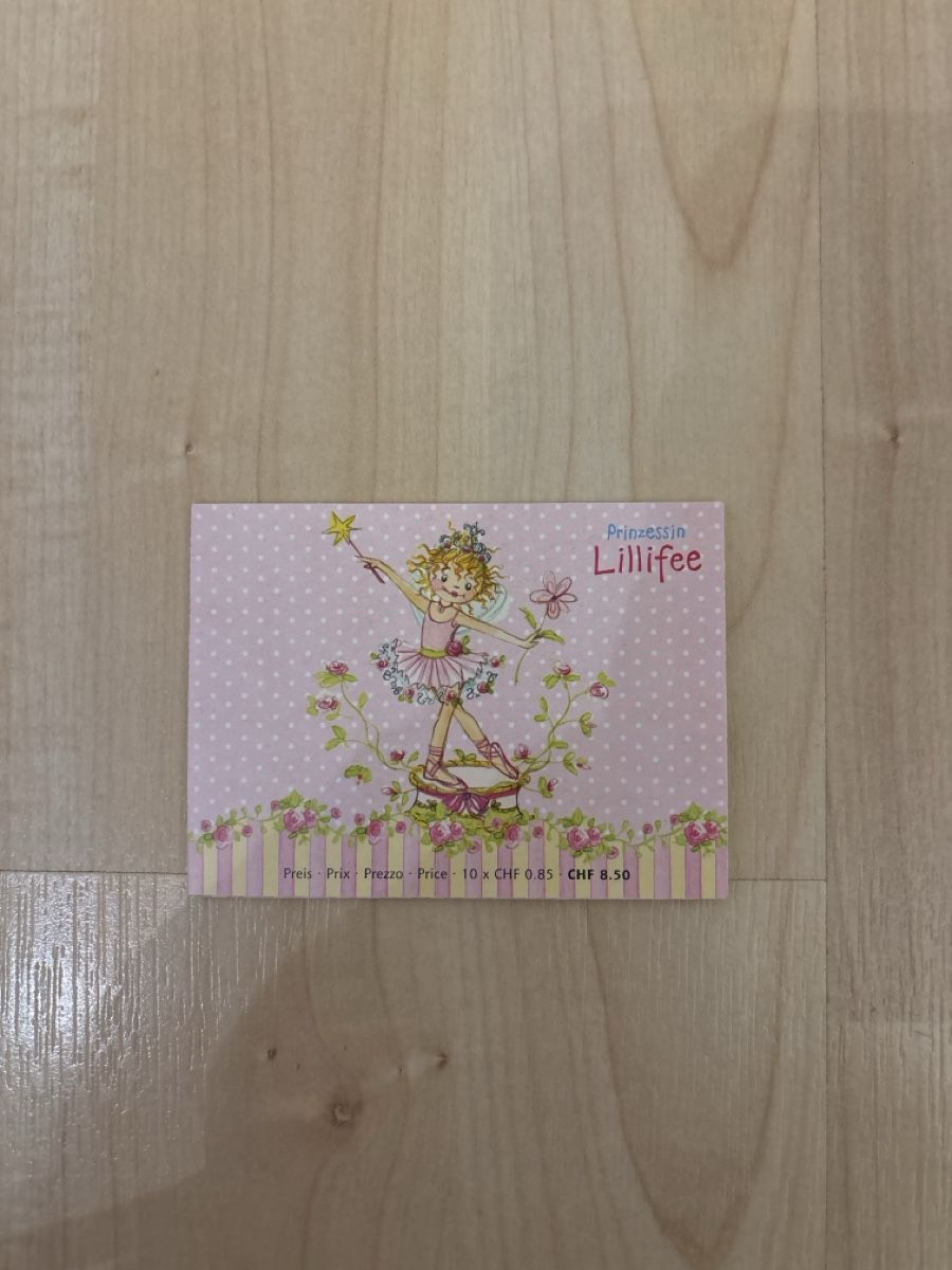 Tutti i francobolli: Lillifee Briefmarken 8.50 – Nuovo e nell'imballaggio originale da Ebikon venduto da cel_g9