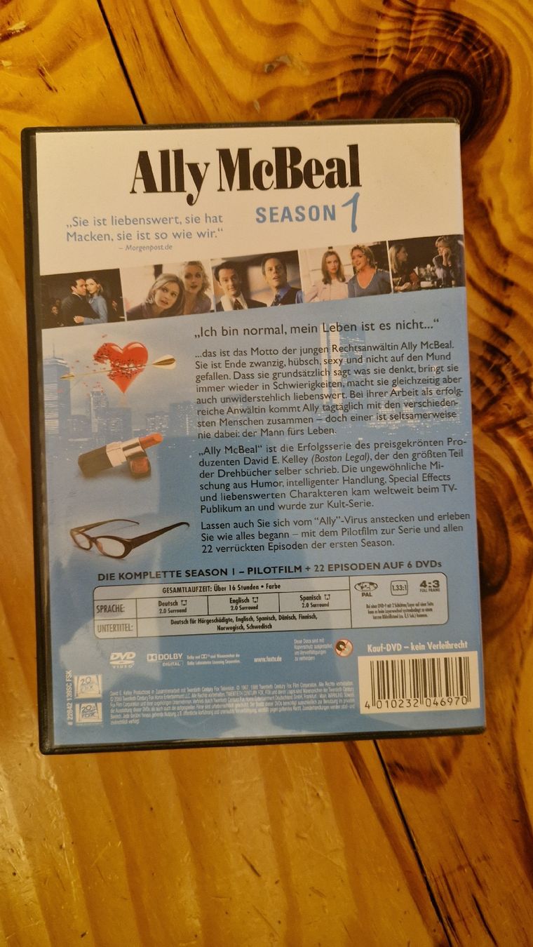 Tutti i DVDs: Ally McBeal DVD – Usato da Küttigen venduto da TheFactor 3