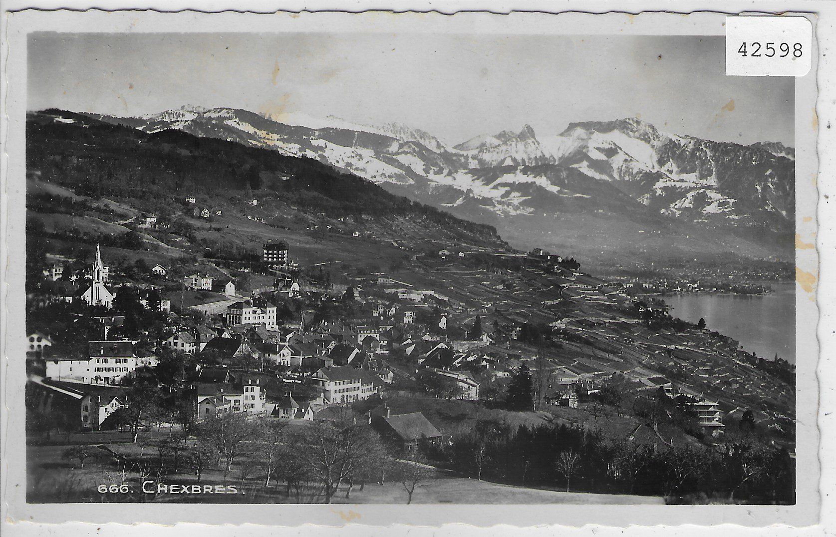 Cartes postales: Chexbres - Vue generale – D'occasion à Ettingen par Kartenplanet
