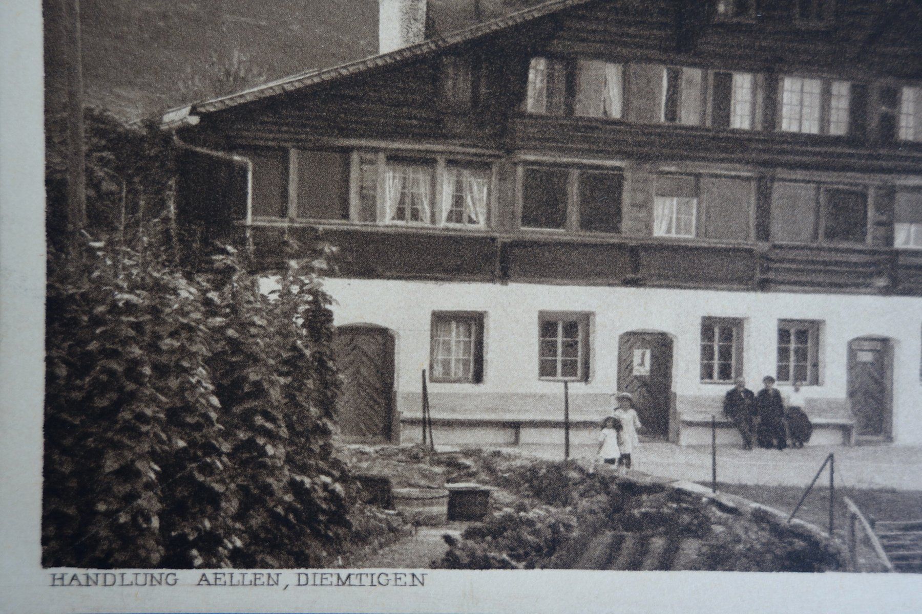 Cartoline postali: DIEMTIGEN - Handlung Aellen - 1921 – Usato da Ibach venduto da Ibanto 1