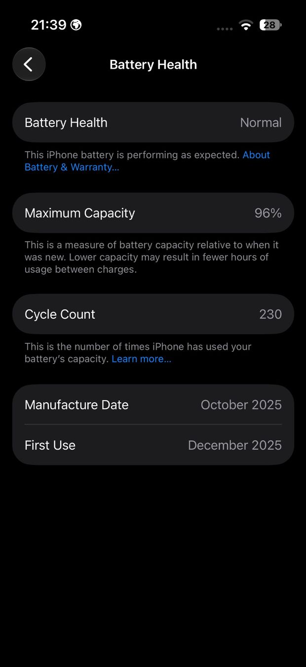 Apple Portables: iPhone 17 Pro 256 GB – D'occasion à Seuzach par melmino 6