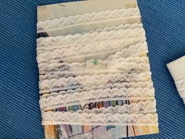 4 x Reste-Spitzenband