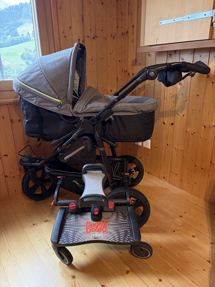 TFK Kinderwagen: Kinderwagen tfk mit buggy board – Gebraucht aus Appenzell von appenzell712