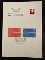 Schweiz 1958 Bögli Automobilpost Mustermesse Basel CEPT 1957