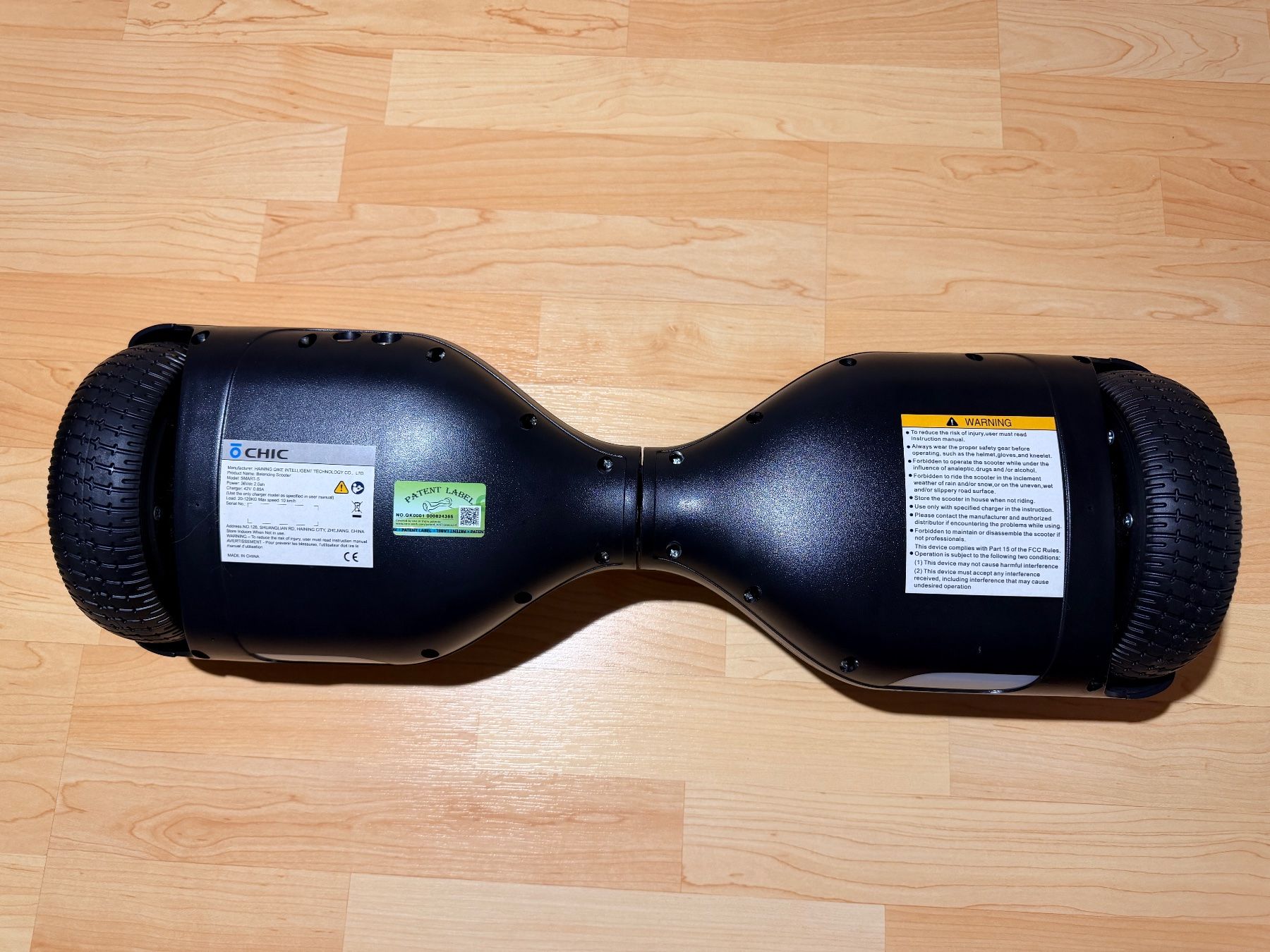 Hoverboard: Hoverboard CHIC Smart schwarz gebraucht mit Zubehör – Usato da Appenzell venduto da Suizzacopa 2