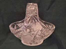 Vintage  Bleikristall-Korb, für die  edle Ostertafel 30cm