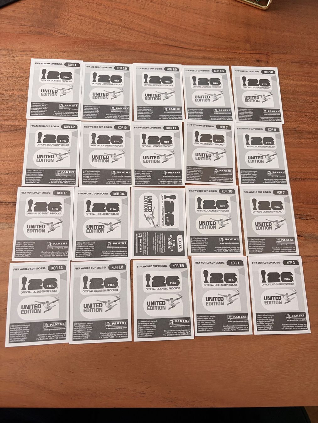 Panini Carte collezionabili: Panini Korea – Usato da Solothurn venduto da rah_g92d 1