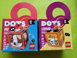 New-Lego dots Taschenanhänger Hund+Leopard