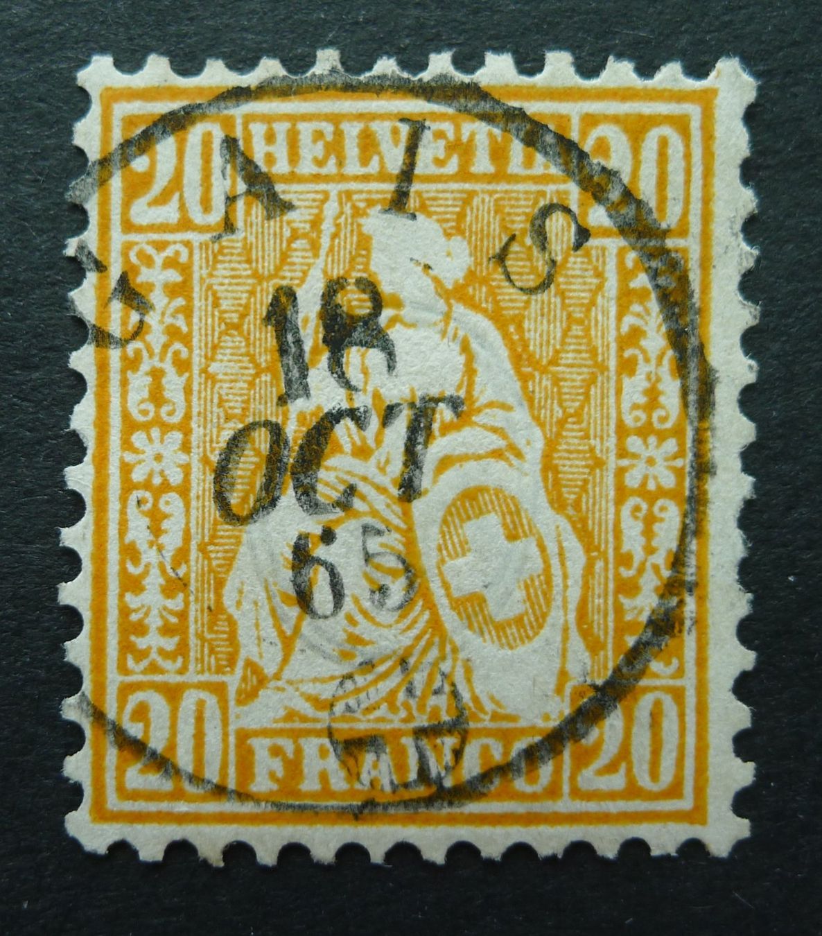 Tutti i francobolli: Nr. 32 mit Vollstempel GAIS AR – Usato da Ebikon venduto da SilvioFreund
