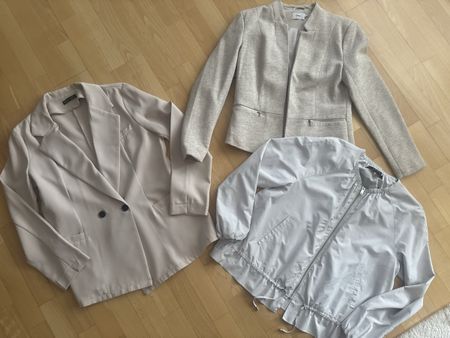 3er Set: Blazer, Übergangsjacke , Gr. L