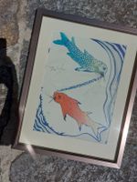 Fische Sternzeichen Gemälde Kunstdruck Salvador Dalí