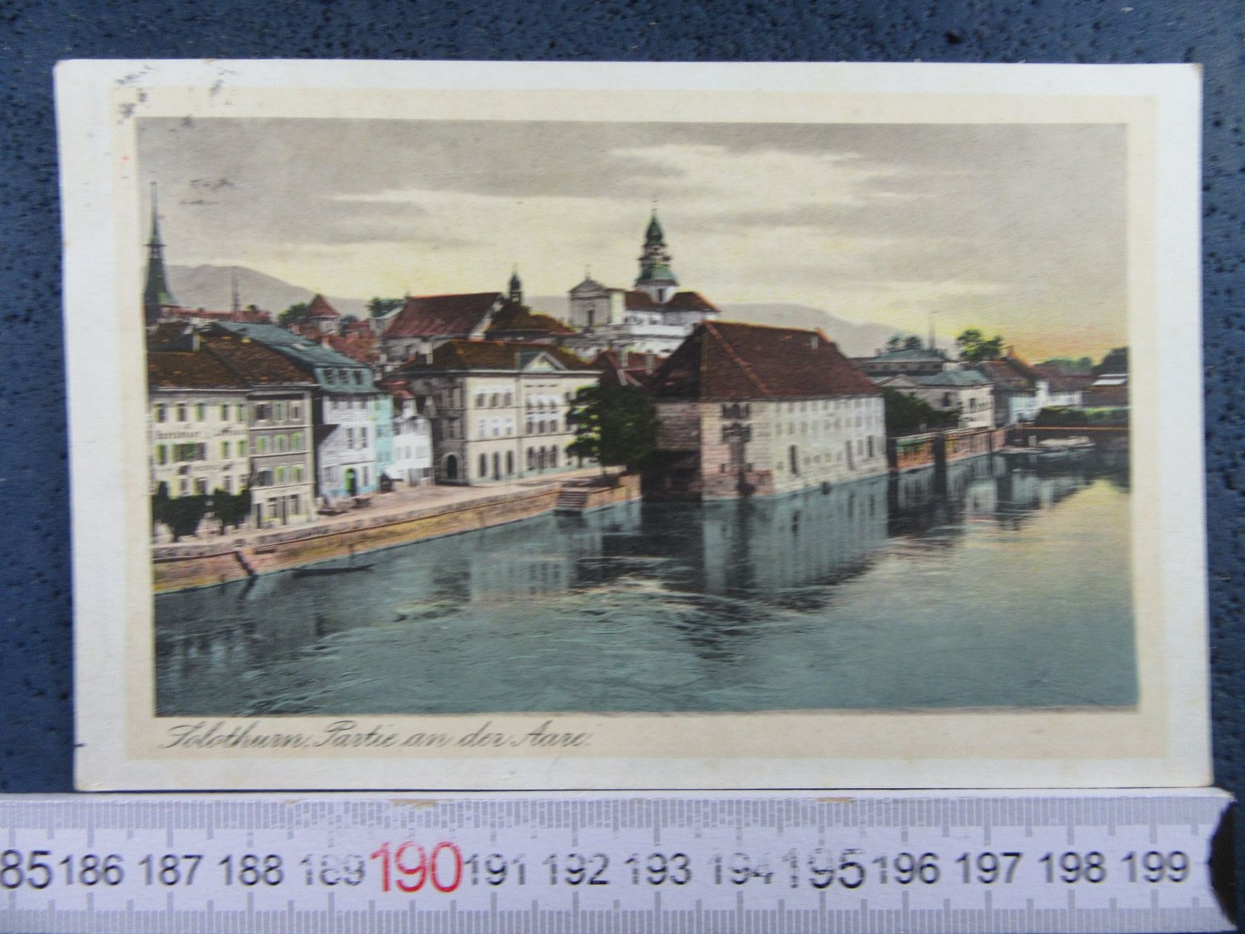 Cartoline postali: SOLOTHURN PARTIE AN DER AARE 1927 SO AK – Usato da Ettingen venduto da Hausi4711