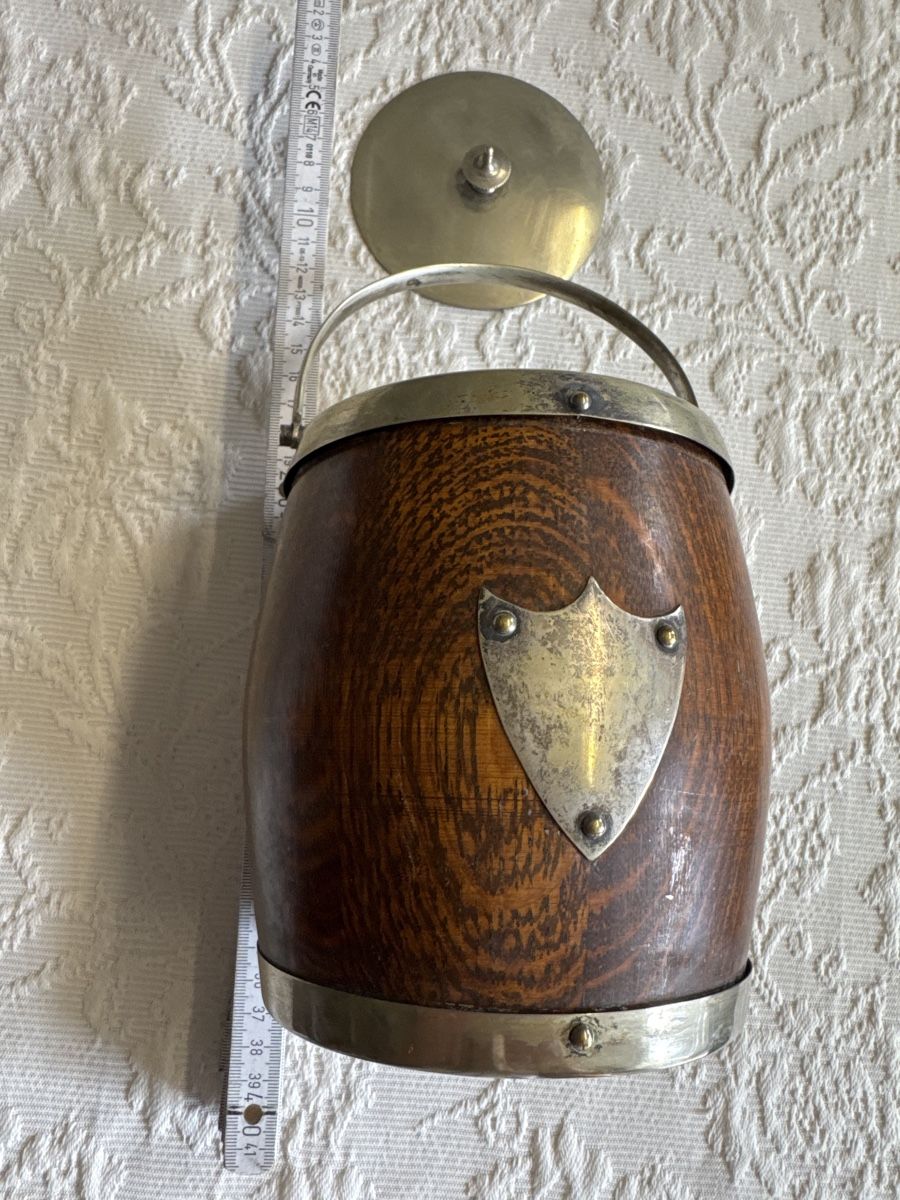 Alle Dekorationen: Antiker Eiseimer Holz/Messing Keramik,England EPNS – Gebraucht aus Gams von ver_n7n9 1