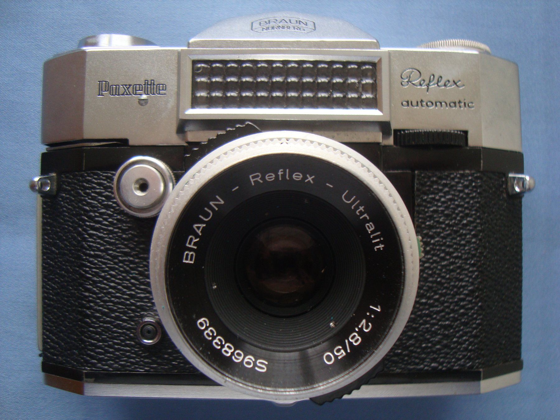 Braun Fotocamera: Braun Paxette Reflex automatic Kamera + Tasche – Usato da Pfungen venduto da jungstein 1