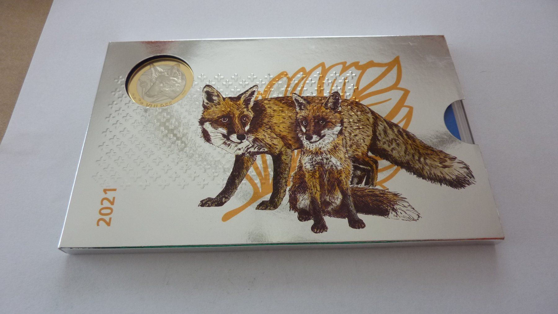 Tutti le monete: Schweizer Münzsatz : Fuchs  2021 , Polierte Platte – Nuovo e nell'imballaggio originale da Birrwil venduto da Schnaepli