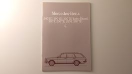 MERCEDES S123 ( W 123 ) T-MODELL 1981 - Prospekt / Katalog