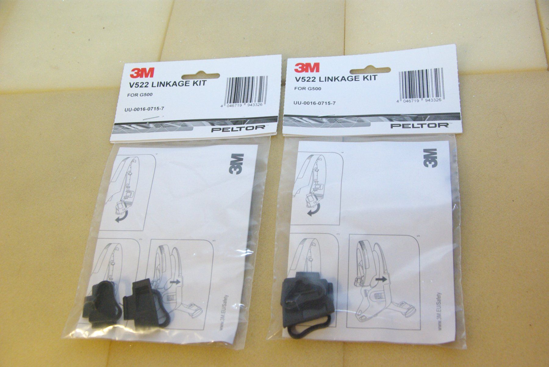 3M Protezione per viso e udito: 3M Peltor V522 Linkage Kit, in OVP – Nuovo e nell'imballaggio originale da Herisau venduto da Cevianer1844