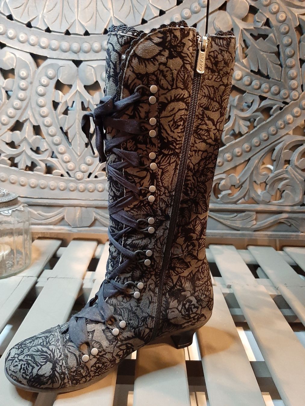 Scarpe da donna: wunderschöne BRAKO Stiefel schwarz grauschwarz 38 – Nuovo (secondo la descrizione) da Bern venduto da Preloved.Nile.4.Sale 6